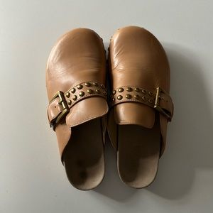 Only worn ONCE MK moc clogs